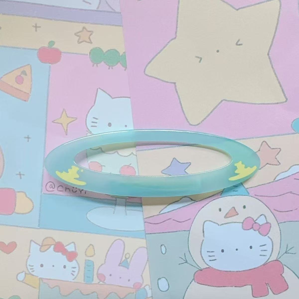 Original handmade angel series aperture hairpin luminous hair accessories props cosplay accessories