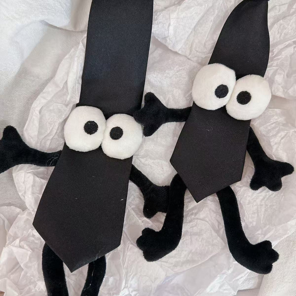 Black Tie Parent-Child Style Trendy Knot-free Accessories Personality Fashion All-match