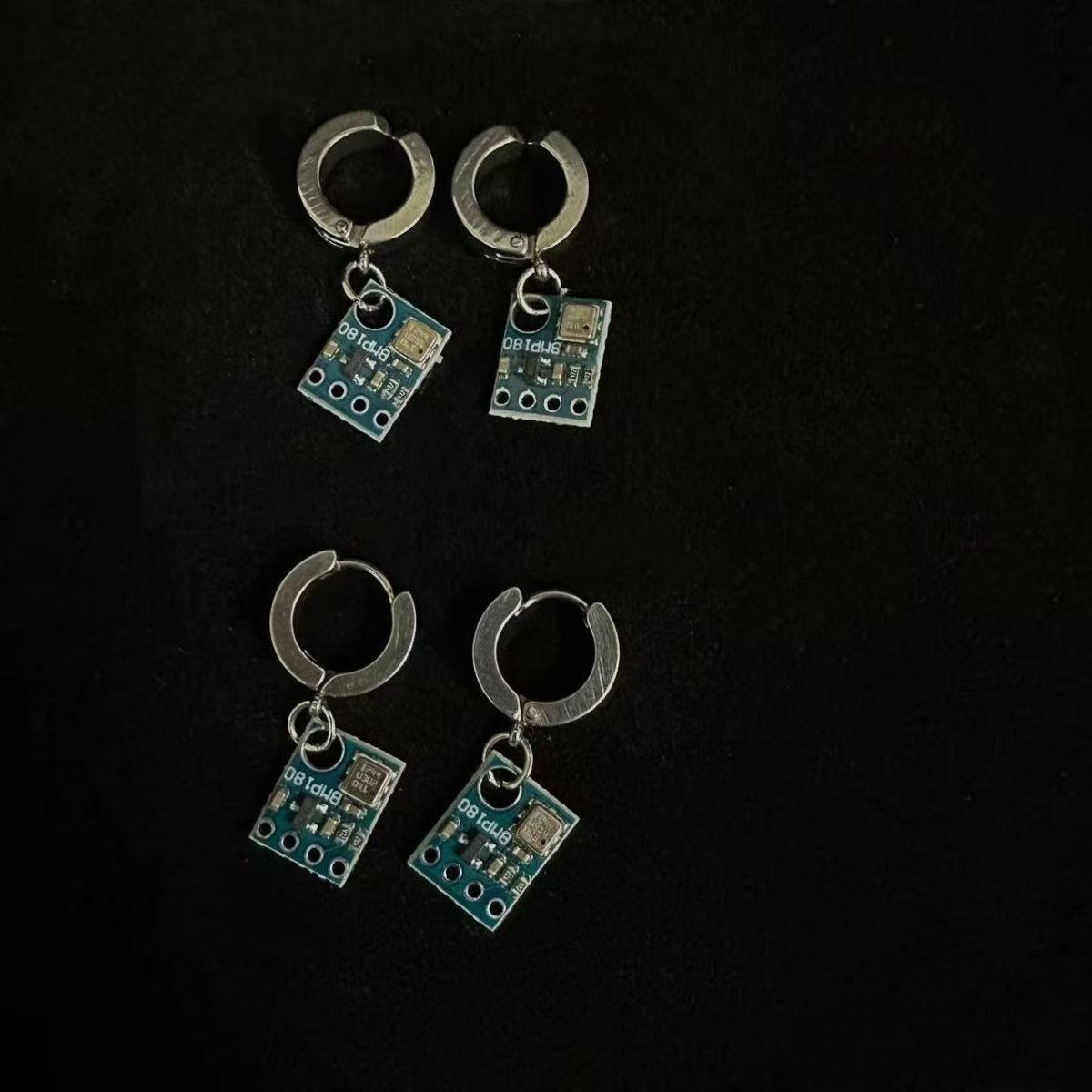 Cyberpunk Y2k Cute Circuit Board Earrings