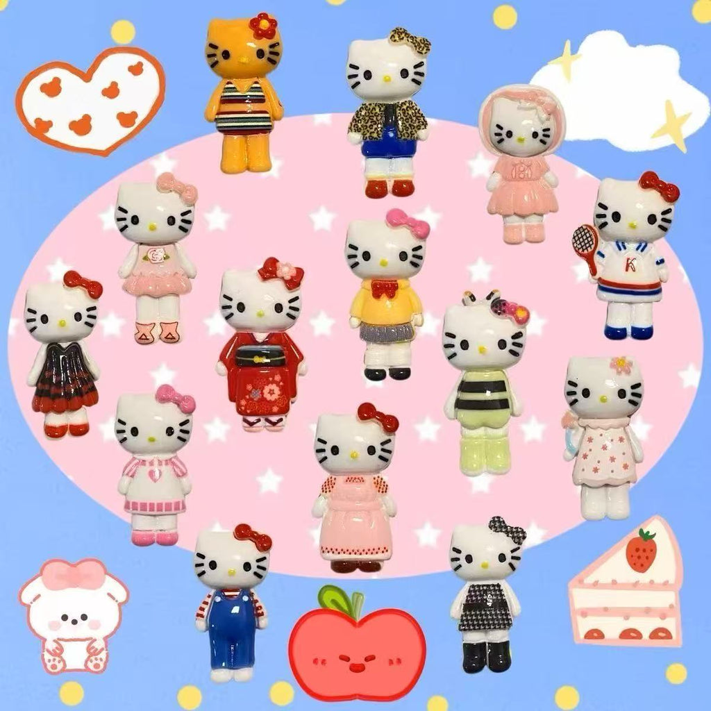 Cute Showa-era Hello Kitty Hair Clip, Bangs Clip, Fun And Sweet Cartoon Hair Accessory