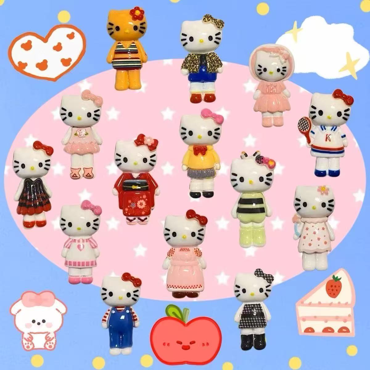 Cute Showa-era Hello Kitty Hair Clip, Bangs Clip, Fun And Sweet Cartoon Hair Accessory