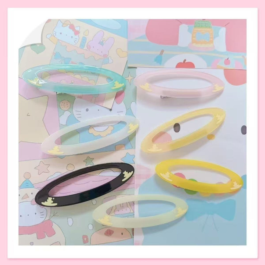 Original handmade angel series aperture hairpin luminous hair accessories props cosplay accessories