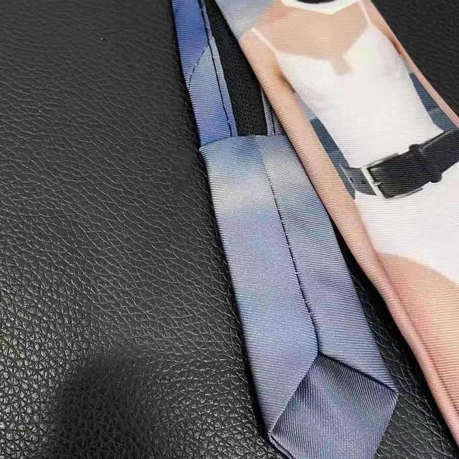Retro Hot Girl Style Niche High-End Model Tie Versatile Casual Personality Decoration
