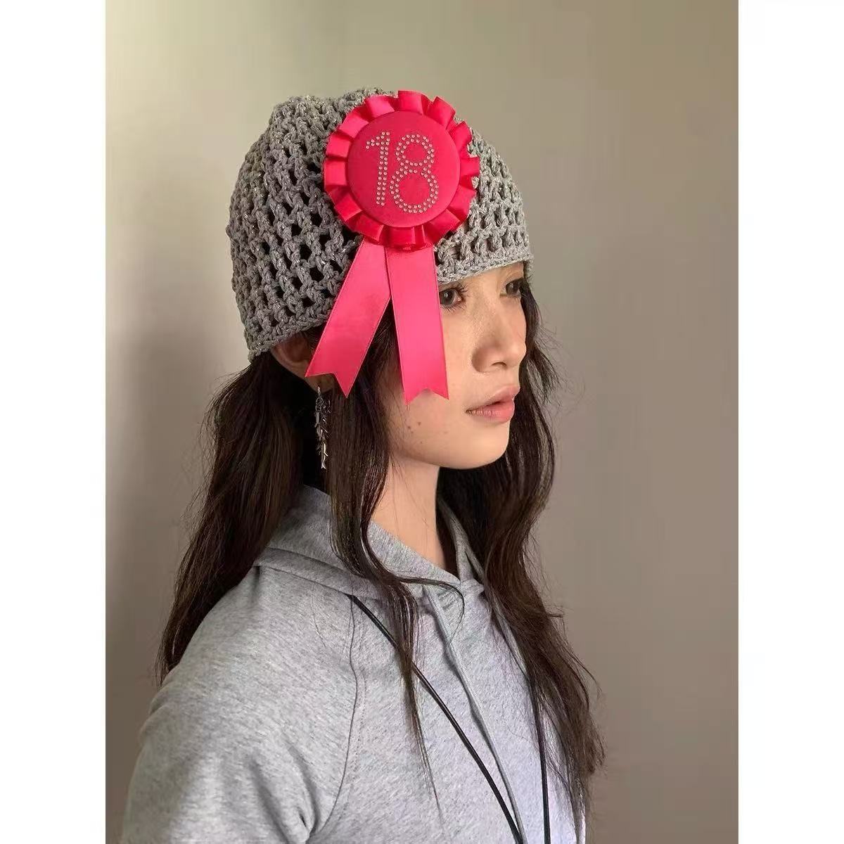 Forever 18 Rose Red Badge