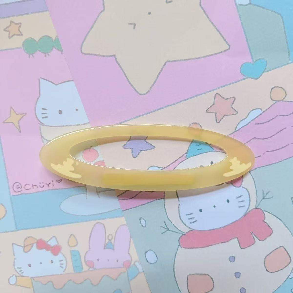 Original handmade angel series aperture hairpin luminous hair accessories props cosplay accessories