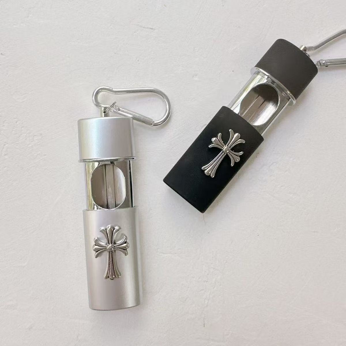 Original Homemade Metal Creative Cross Portable Ashtray