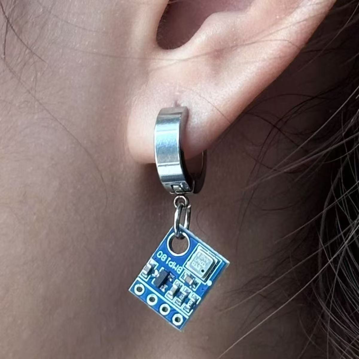 Cyberpunk Y2k Cute Circuit Board Earrings