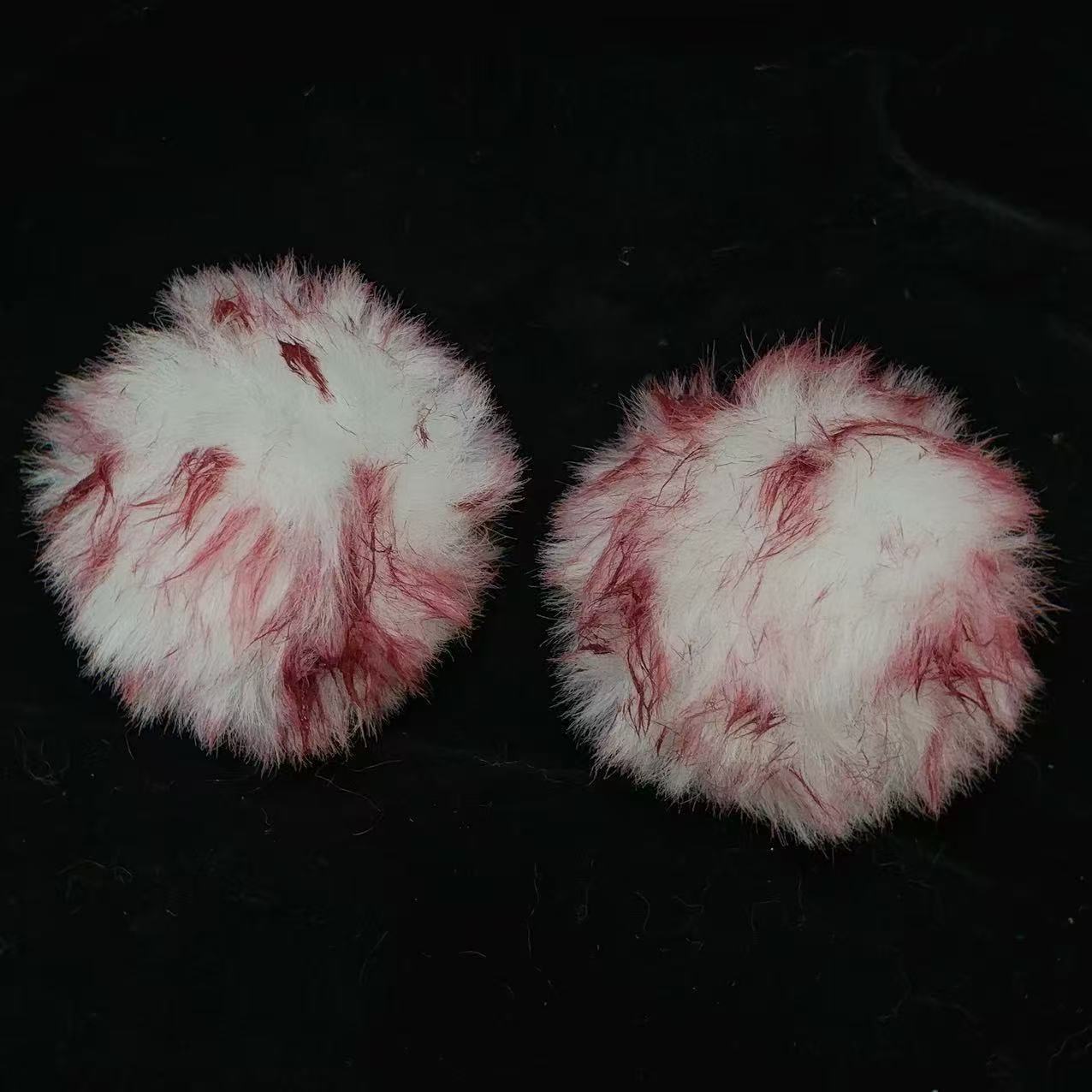 Original handmade Halloween bloody rabbit doll hair ring cosplay prop headdress