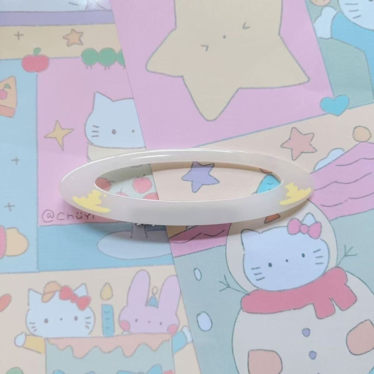 Original handmade angel series aperture hairpin luminous hair accessories props cosplay accessories