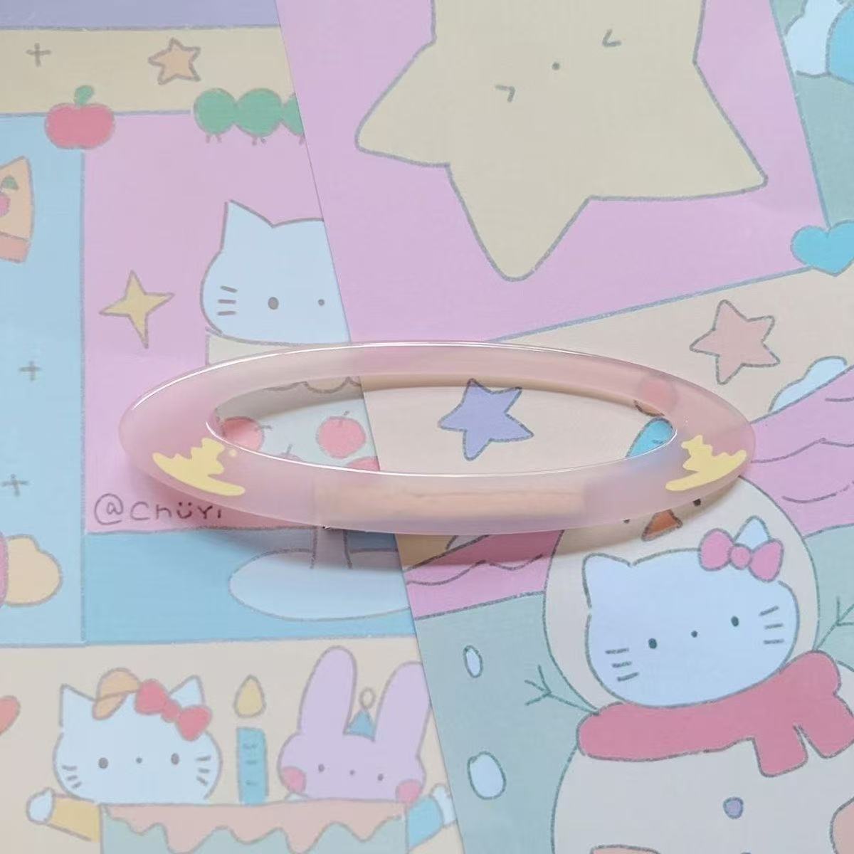 Original handmade angel series aperture hairpin luminous hair accessories props cosplay accessories